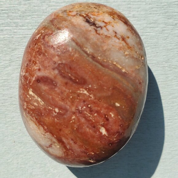 Rosita Jasper Palm Stone Pillow (Q4) - Picture 1 of 4